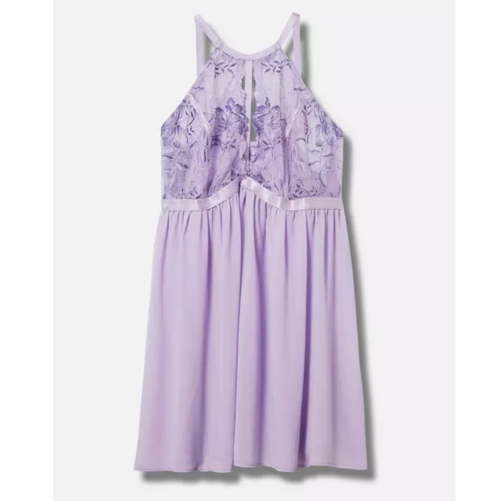 Torrid Lace High Neck Babydoll - Picture 8 of 9